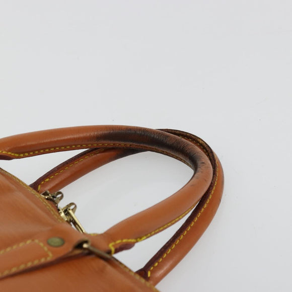 LOUIS VUITTON Epi Porte Documents Voyage Bag Zipangu Gold M54478 LV Auth ka4278
