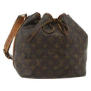 LOUIS VUITTON Monogram Petit Noe Shoulder Bag M42226 LV Auth ka4283-1