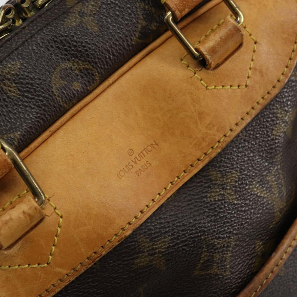 LOUIS VUITTON Monogram Deauville Hand Bag M47270 LV Auth ka4284