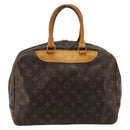 LOUIS VUITTON Monogram Deauville Hand Bag M47270 LV Auth ka4284-2