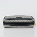 GUCCI Micro GG Supreme Clutch Bag PVC Navy Gold 014 89 0094 Auth ka4286-6