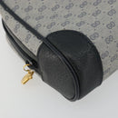 GUCCI Micro GG Supreme Clutch Bag PVC Navy Gold 014 89 0094 Auth ka4286-9