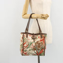 Salvatore Ferragamo Gancini Reversible Tote Bag Leather Brown Gold Auth ka4287A-19