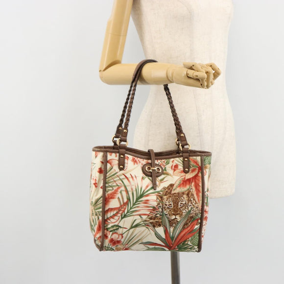 Salvatore Ferragamo Gancini Reversible Tote Bag Leather Brown Gold Auth ka4287A