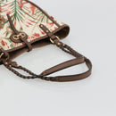 Salvatore Ferragamo Gancini Reversible Tote Bag Leather Brown Gold Auth ka4287A-7