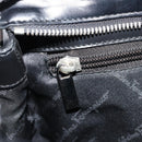 Salvatore Ferragamo Gancini Hand Bag Leather 2way Black Silver Auth ka4288-20