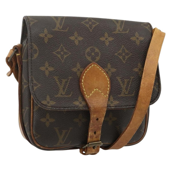 LOUIS VUITTON Monogram Cartouchiere PM Shoulder Bag M51254 LV Auth ka4293