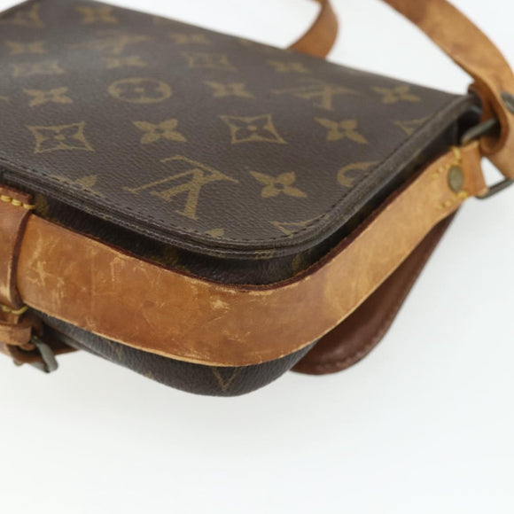 LOUIS VUITTON Monogram Cartouchiere PM Shoulder Bag M51254 LV Auth ka4293