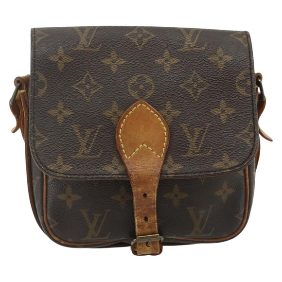 LOUIS VUITTON Monogram Cartouchiere PM Shoulder Bag M51254 LV Auth ka4293