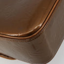 LOUIS VUITTON Monogram Vernis Christie GM Shoulder Bag Bronze M91107 Auth ka4295-13