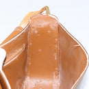 LOUIS VUITTON Monogram Vernis Christie GM Shoulder Bag Bronze M91107 Auth ka4295-20