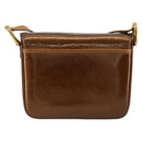 LOUIS VUITTON Monogram Vernis Christie GM Shoulder Bag Bronze M91107 Auth ka4295-3