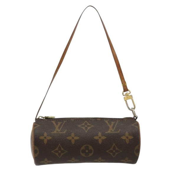 LOUIS VUITTON Monogram Papillon Pouch LV Auth ka4298
