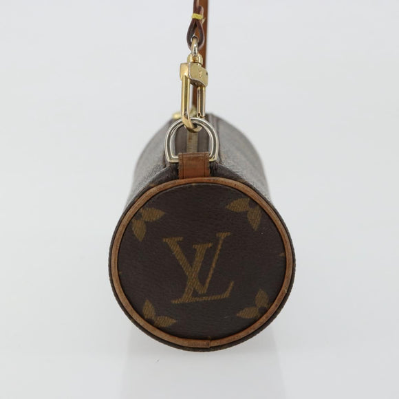 LOUIS VUITTON Monogram Papillon Pouch LV Auth ka4298