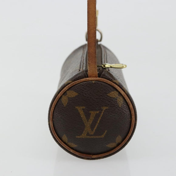 LOUIS VUITTON Monogram Papillon Pouch LV Auth ka4298
