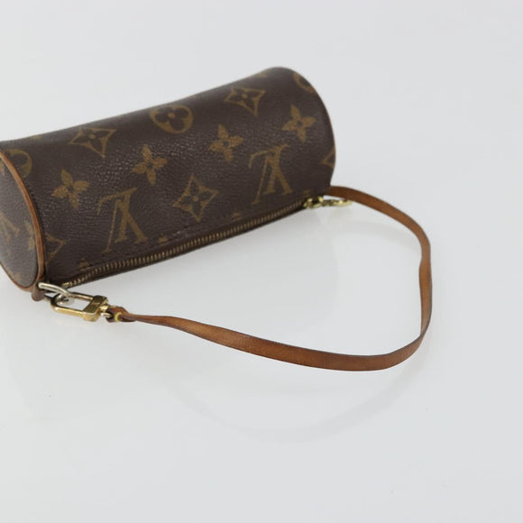LOUIS VUITTON Monogram Papillon Pouch LV Auth ka4298