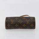 LOUIS VUITTON Monogram Papillon Pouch LV Auth ka4298-5
