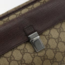 GUCCI GG Supreme Hand Bag PVC Beige Silver 108844 Auth ka4299-15