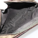 GUCCI GG Supreme Hand Bag PVC Beige Silver 108844 Auth ka4299-17