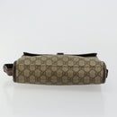 GUCCI GG Supreme Hand Bag PVC Beige Silver 108844 Auth ka4299-9
