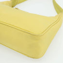PRADA Hand Bag Nylon Yellow Yellow Auth ka4300A-9