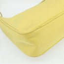 PRADA Hand Bag Nylon Yellow Yellow Auth ka4300A-14