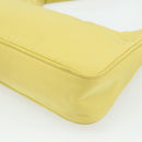 PRADA Hand Bag Nylon Yellow Yellow Auth ka4300A-15