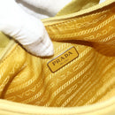 PRADA Hand Bag Nylon Yellow Yellow Auth ka4300A-19