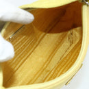 PRADA Hand Bag Nylon Yellow Yellow Auth ka4300A-11