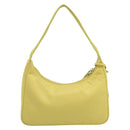 PRADA Hand Bag Nylon Yellow Yellow Auth ka4300A-2