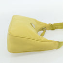 PRADA Hand Bag Nylon Yellow Yellow Auth ka4300A-4