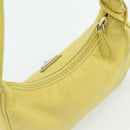 PRADA Hand Bag Nylon Yellow Yellow Auth ka4300A-6
