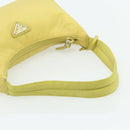 PRADA Hand Bag Nylon Yellow Yellow Auth ka4300A-7