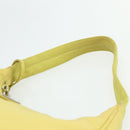 PRADA Hand Bag Nylon Yellow Yellow Auth ka4300A-8