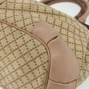 GUCCI Diamante Hand Bag Canvas 2way Beige Gold 247902 Auth ka4301-16