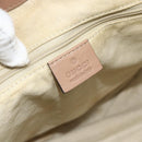 GUCCI Diamante Hand Bag Canvas 2way Beige Gold 247902 Auth ka4301-19