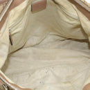 GUCCI Diamante Hand Bag Canvas 2way Beige Gold 247902 Auth ka4301-11