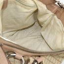 GUCCI Diamante Hand Bag Canvas 2way Beige Gold 247902 Auth ka4301-20