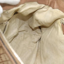 GUCCI Diamante Hand Bag Canvas 2way Beige Gold 247902 Auth ka4301-21