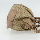 GUCCI Diamante Hand Bag Canvas 2way Beige Gold 247902 Auth ka4301-4