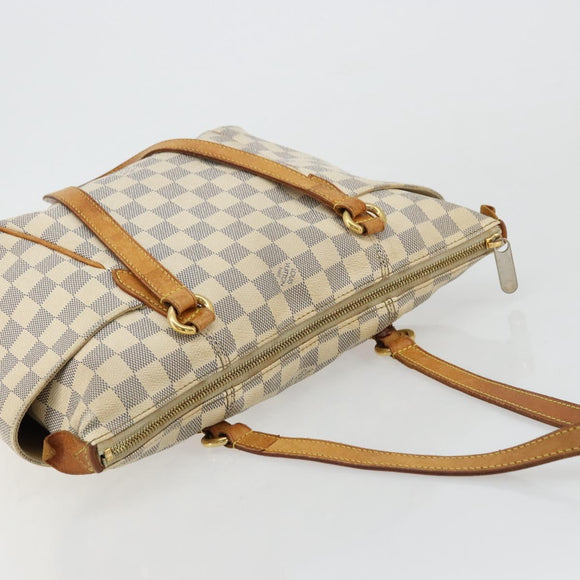 LOUIS VUITTON Damier Azur Totally PM Tote Bag N41280 LV Auth ka4302