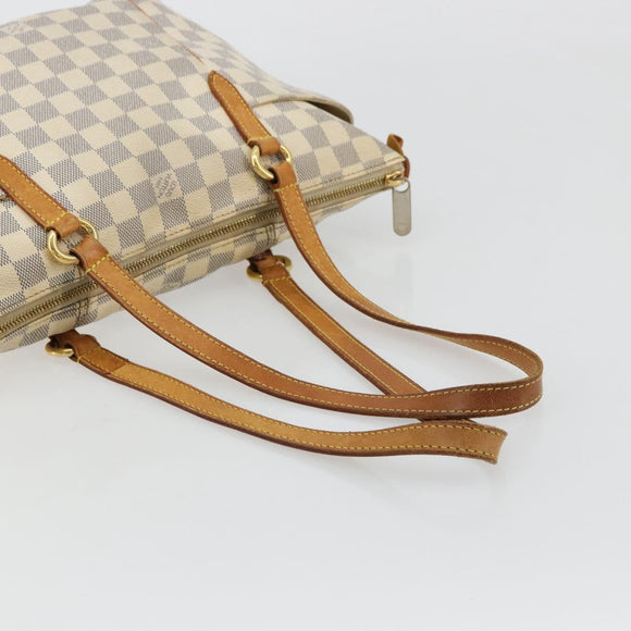 LOUIS VUITTON Damier Azur Totally PM Tote Bag N41280 LV Auth ka4302