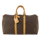 LOUIS VUITTON Monogram Keepall 45 Boston Bag M41428 LV Auth ka4305-2
