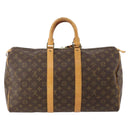 LOUIS VUITTON Monogram Keepall 45 Boston Bag M41428 LV Auth ka4305-3