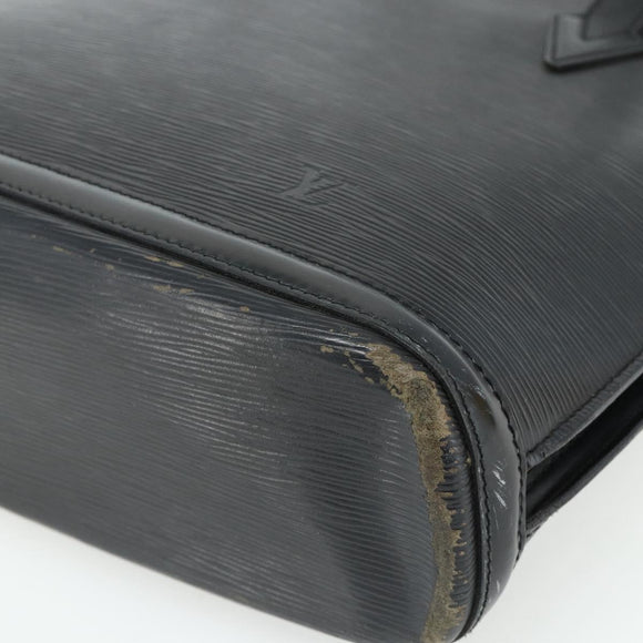 LOUIS VUITTON Epi Lussac Shoulder Bag Black M52282 LV Auth ka4310