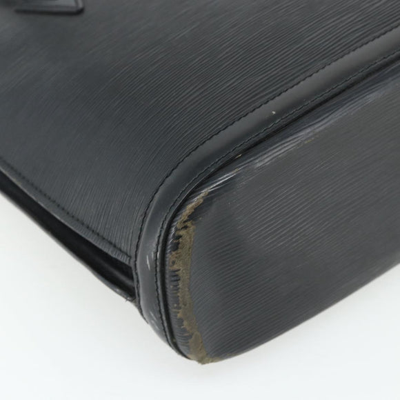 LOUIS VUITTON Epi Lussac Shoulder Bag Black M52282 LV Auth ka4310