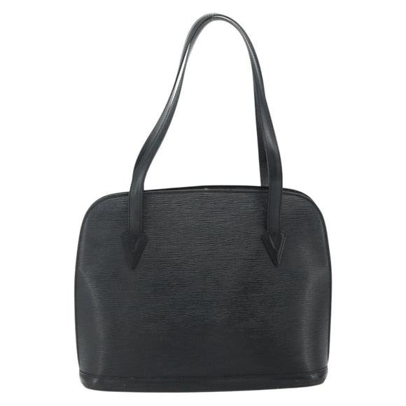 LOUIS VUITTON Epi Lussac Shoulder Bag Black M52282 LV Auth ka4310