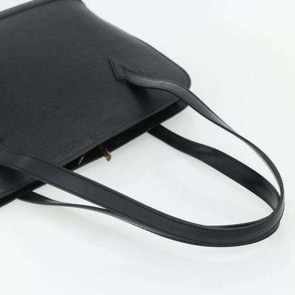 LOUIS VUITTON Epi Lussac Shoulder Bag Black M52282 LV Auth ka4310