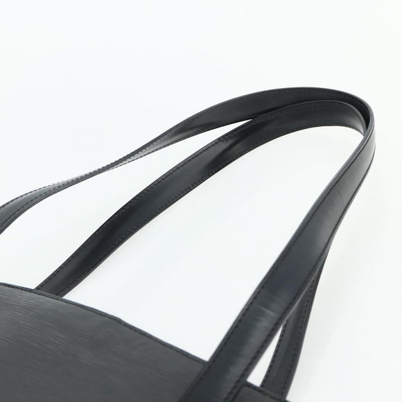 LOUIS VUITTON Epi Lussac Shoulder Bag Black M52282 LV Auth ka4310