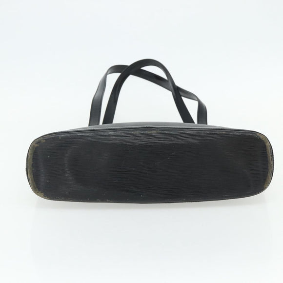 LOUIS VUITTON Epi Lussac Shoulder Bag Black M52282 LV Auth ka4310